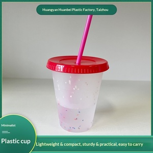 Vaso de Plástico PP Transparente Personalizado que Cambia de Color, Resistente a Altas Temperaturas, Activado por Frí<span class=keywords><strong>o</strong></span>, <span class=keywords><strong>con</strong></span> Efecto de Cambio de Color - Product Image 3