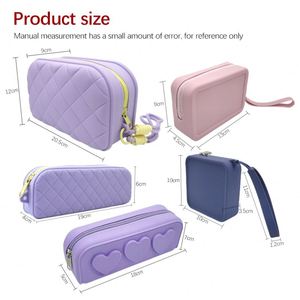 Custom Silicone Pencil Case <b>Mini</b> Purse Coin <b>Pouch</b> With Zipper Closure Simple Style Makeup Cosmetic Bags and Luggage Wallets - Product Image 5