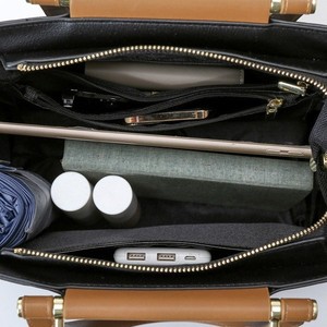 Borsa Tote Casual da Donna, Nuova Moda, Grande Capacità, Design con Lettere in Rilievo, Indossabile a Spalla o a Tracolla - Product Image 4