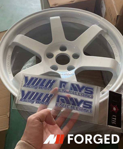 MN bianco forgiato 5x120 5x114.3 Replica da 18 pollici Volk Racing Te37 per M3 M4 F80 F82 Tesla Model S Jdm ruote per auto cerchio - Product Image 4