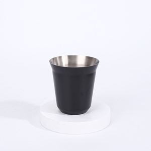 Petits gobelets à shot en acier inoxydable de 80 ml et 160 ml, verres à espresso à double paroi isolés sous vide, mini-gobelets à café personnalisés imprimés - Product Image 1