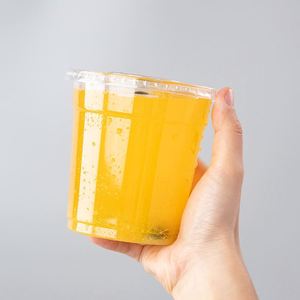Gobelet jetable en PET écologique et recyclable de 98 mm, 12 oz (360 ml) avec couvercle, idéal pour la vodka et l'eau minérale – Vente chaude - Product Image 1