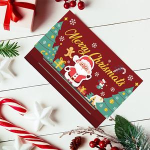 赤いサプライズクリスマスマネーギフトカードDIYマネーホルダーお金クリスマスマネー封筒現金 - Product Image 5