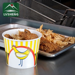 Vente chaude 65 oz 85 oz 15 0oz Emporter Impression Personnalisée KFC Poulet Frit Papier Seau - Product Image 5
