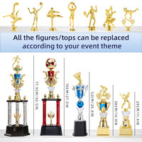 Logo personnalisé Trophée équestre le plus vendu Récompenses pour l'équitation Compétition sportive d'équitation