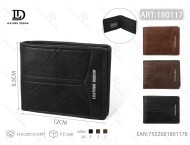 Portafoglio da Uomo in Vera Pelle, Chiusura Lunga Pieghevole, Stile Minimalista, Ideale come Regalo - Product Image 1