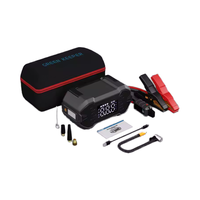 Pack d'alimentation d'urgence portable 6-en-1 : Nouvelle batterie de démarrage, lampe LED, compresseur d'air pour moto/voiture/camion