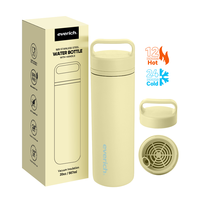 Gobelet à eau en acier inoxydable avec infuseur à thé amovible, adapté à une utilisation en extérieur, à la maison, au bureau et dans différentes situations
