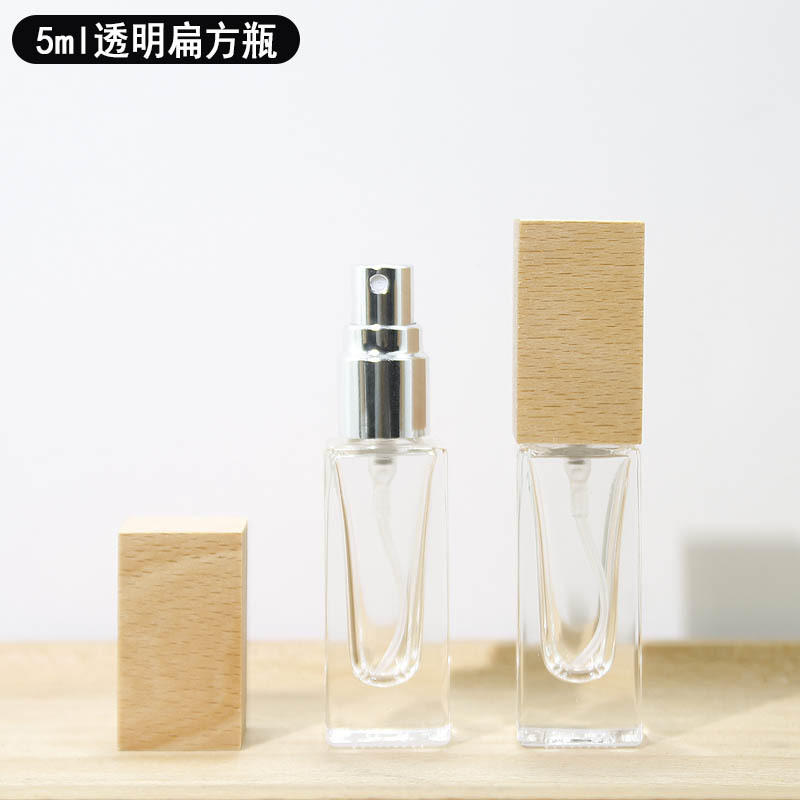 rectangle glass bottle 5 and 15 ml
