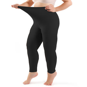 Stoking Kompresi Tanpa Kaki Ukuran Plus Khusus, Penyangga Bertahap, Bahan Nilon, Tinggi Pinggang, 20-30 mmHg, Anti Varises - Product Image 1