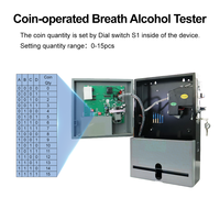 Détecteur d'alcool numérique à monnayeur avec embout buccal anti-reflux unidirectionnel, analyseur de gaz OEM et ODM pour bars