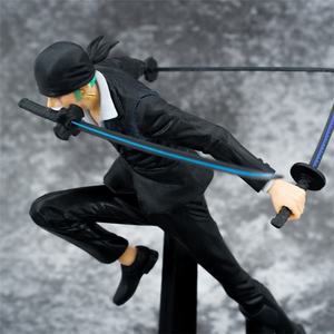 Barato al por mayor Roronoa Zoro serie una pieza figura <span class=keywords><strong>de</strong></span> acción tres cuchillos Sanzen Sekai Anime <span class=keywords><strong>figuras</strong></span> coleccionables decoraciones - Product Image 4