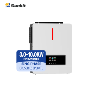 ระบบพลังงานแสงอาทิตย์ไฮบริด Sunkit 3-20 กิโลวัตต์ พร้อมคอนโทรลเลอร์ MPPT คลื่นไซน์บริสุทธิ์ สำหรับใช้ในบ้าน - Product Image 2