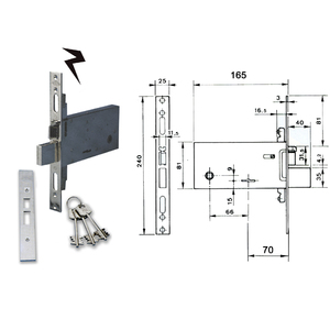 Per Yale 70 6973 Smart Locks serratura elettrica a doppia punta - Product Image 1
