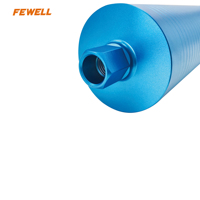 Foret diamanté à segment Arix soudé au laser, longueur 142 mm, filetage 450 mm 1-1/4UNC, pour la découpe humide de béton armé