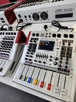 Vason VR8 - Console de mixage amplifiée professionnelle 4, 6 ou 8 canaux en métal, 500W, avec MP3, USB, égaliseur 3 bandes et réverbération 99 préréglages