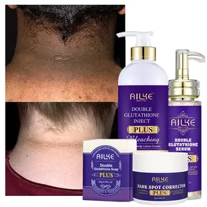 Ailke Taiwan Neck Hydration Hyperpigmentation Professionals Products Facial Brightening Skin Care Set For Men