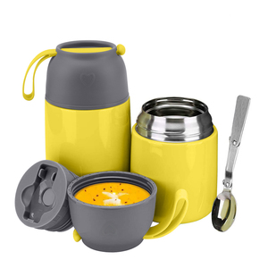 Meistverkaufter Doppelwandiger Isolierter Speisebehälter Modischer Kleiner Speisethermoskanne Thermobehälter für Lebensmittel - Product Image 1
