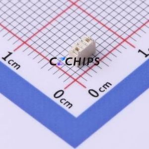 WAFER-0.8-2PWB Wire-to-Board Pin Header SMD,P=0.8mm,Horizontal Mount Connector 1x2P 0.8mm Horizontal Mount 2P - Product Image 2