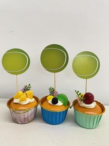 Platos Desechables de Papel DAMAI con Diseño Deportivo, Platos de Papel con Temática de Tenis - Product Image 6