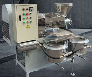 Presse à huile de pressage automatique à froid et à chaud 6YL-80ZD-II robuste avec une capacité de 80-160 kg/h pour l'extraction de graines oléagineuses multiples - Product Image 1