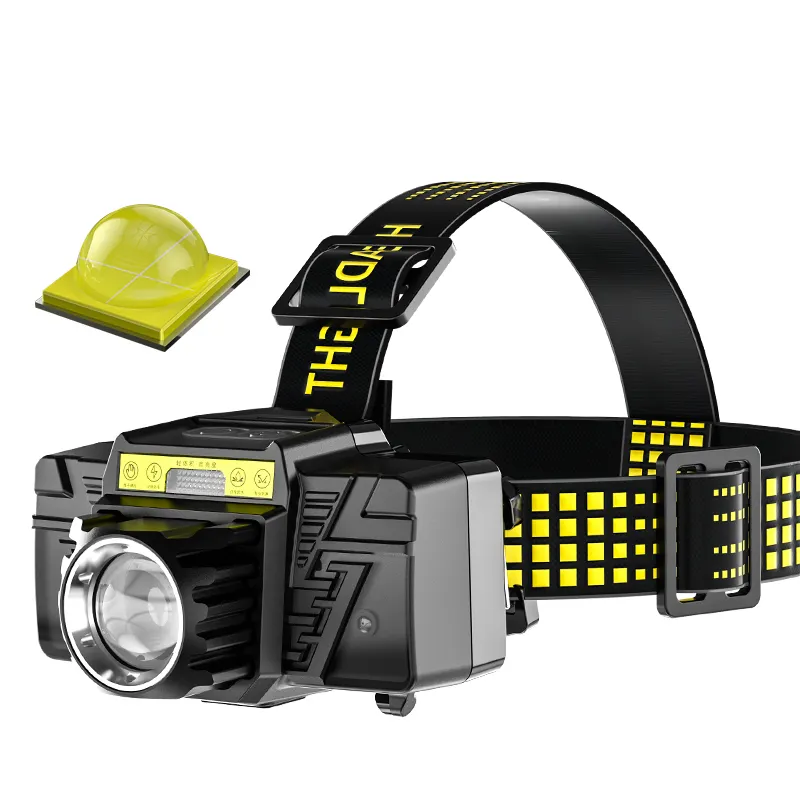 2000LM LED Headlamp XHP70 Red Led Zoomable Torch LED Zoom Sensor Headlight 18650 Rechargeable Light Outdoor Fishing Lantern