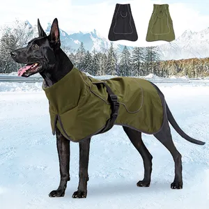 Winter Warme Hond Jas Outdoor Waterdichte Reflecterende Huisdier Jas Voor Medium Grote Honden Vest Labrador Doberman Kleding Huisdier Kleding