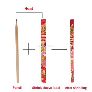 Tùy Chỉnh In Ấn <span class=keywords><strong>PVC</strong></span> Nhiệt Thu Nhỏ Tay Áo Bọc Nhãn Phim Cho Bút Bút Chì Bao Bì Bút Chì Co Có Thể Thu Vào Nhiệt Bọc - Product Image 2