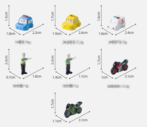 Fabricante de Coleccionables de Moda: Figuras de Resina en Miniatura de Vehículos de Tráfico, Coches de Policía y Taxis, Juguetes Artísticos, Relleno para Caja Sorpresa de Fábrica - Product Image 2