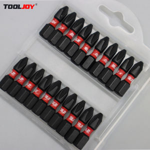 مجموعة رؤوس مفك براغي مغناطيسية من الفولاذ TOOLJOY S2 Ph2 Pz2 مقاس 50 مم/65 مم للحفر والإصلاح والمشاريع الصناعية بتشطيب عادي - Product Image 1