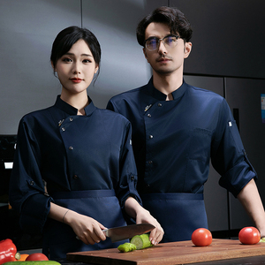 Veste <span class=keywords><strong>de</strong></span> Chef <span class=keywords><strong>de</strong></span> Restaurant Subway, Uniforme <span class=keywords><strong>de</strong></span> <span class=keywords><strong>Cuisine</strong></span>, Veste <span class=keywords><strong>de</strong></span> Chef Japonaise, Col en V, Design Personnalisé avec Logo, Uniforme <span class=keywords><strong>de</strong></span> Sous-Chef - Product Image 1