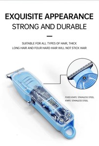 Recortadora de Barba USB 2026 para Hombre, de Acero Inoxidable, Inalámbrica, con Peine Limitador Ajustable, Resistente al Agua IPX6, 400mAh - Product Image 4