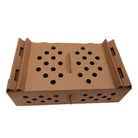 Boîte en Carton Ondulé Découpé sur Mesure pour le Transport de Poussins et Volailles Vivantes en Gros