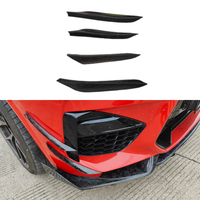 Kit de carrosserie personnalisé pour BMW X4M 23-25, style AE amélioré, avec aileron avant en fibre de carbone de haute qualité et lames décoratives