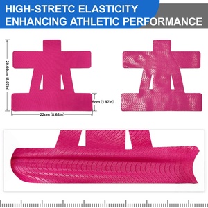 Bande de kinésiologie élastique pour l'épaule, couleurs variées, soulagement de la douleur, imperméable, pour le soutien de l'épaule et les activités sportives musculaires - Product Image 4