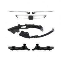 Kit kisi kisi Bumper depan, Trim depan, braket lampu depan, untuk Honda Accord 2018 2019 2020