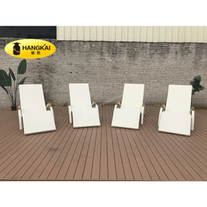 Retro Thoáng Mát Tựa Lưng Nhựa Mây Dệt Ngoài Trời Boong Ghế <span class=keywords><strong>Stackable</strong></span> Khách Sạn Hồ Bơi Sun <span class=keywords><strong>Lounger</strong></span> - Product Image 4