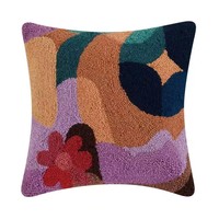Coussin à aiguille tufté à la main de conception personnalisée dernier design innovant coussin à touffeter complet personnalisé