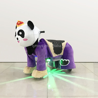 Grands chevaux en peluche électriques animés pour enfants à monter, jouets à roulettes pour adultes, animaux en peluche à roulettes
