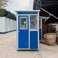 Cabine de sécurité portable |   Kiosque de Garde Extérieur Étanche Préfabriqué pour Bureau Temporaire ou Mini-Maison