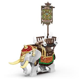 Blocs de construction Decool, série Trois Royaumes <span class=keywords><strong>Xiaoxiao</strong></span>, modèle d'éléphant de guerre Nanman, petites pièces assemblées, jouets de construction - Product Image 6