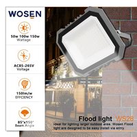 Projecteurs LED Slim de Haute Qualité Wosen CE RoHS IP65 Étanches 100W 200W pour Utilisation Routière, Angle de Faisceau 120°, Garantie 2 Ans, TUV