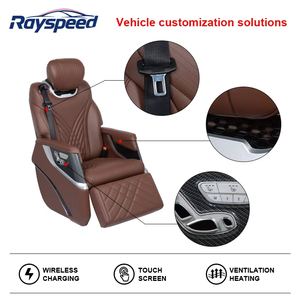مقعد سيارة جلدي متعدد الوظائف مخصص مع مسند ظهر كهربائي مصمم للسبرينتر فان فيتو لاند كروزر - Product Image 5