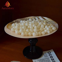 100 Bougies Parfumées aux Perles, Esthétiques et Tendance, Faites à la Main, Forme Ronde Coquillage Freesia, pour Mariage, Remise de Diplôme, Décoration Intérieure