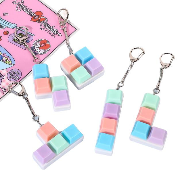 Mechanical Keyboard Tactile Keycap Switch Tester Keychain Clicker Keyboard Fidget Toys
