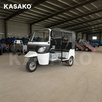 KASAKO Tuktuk à essence 200cc, tricycle à trois roues ouvert pour passagers et marchandises, 6 places, vitesse 50-70 km/h