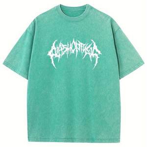 T-shirt surdimensionné respirant 100% coton unisexe 2025 été imprimé graphique Sublimation coupe ample - Product Image 3