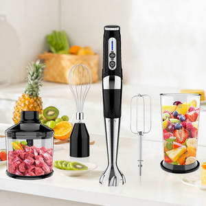 Juice Juicer Smoothie Mélangeur électrique à immersion manuelle <span class=keywords><strong>4</strong></span> en 1 Ensemble de mélangeurs à main - Product Image 6