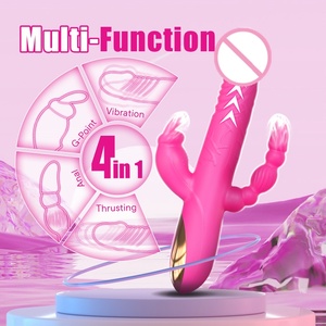 เครื่องกระตุ้นจุดจีแบบไฟฟ้า, ดิลโดสั่นแบบซิลิโคนอเนกประสงค์ 4-in-1 รุ่น Ush-Type - Product Image 2