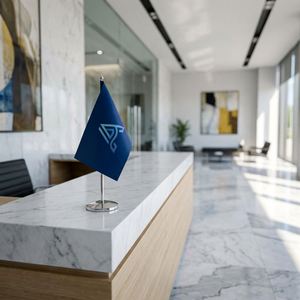 Drapeau de table officiel AIPAI avec base lestée robuste - Product Image 1